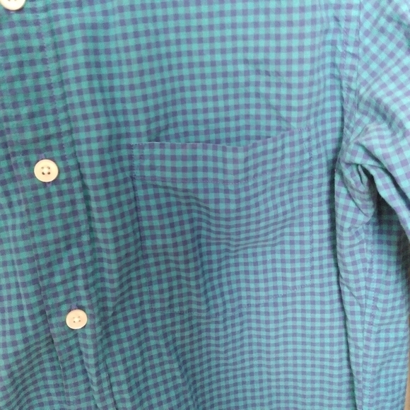 J. Crew Blue Plaid Slim Fit Long Sleeve Button Down Shirt Size Small - Picture 5 of 7